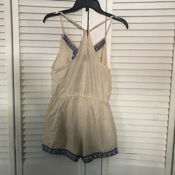 ANGIE embroidered linen jumpsuit - Picture 4 of 4